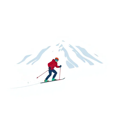 skiing