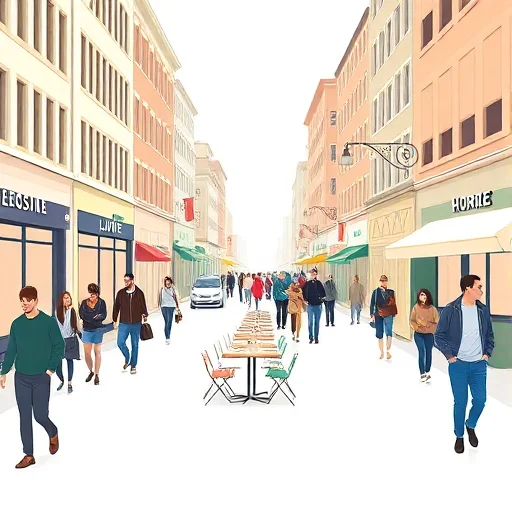 pedestrianised